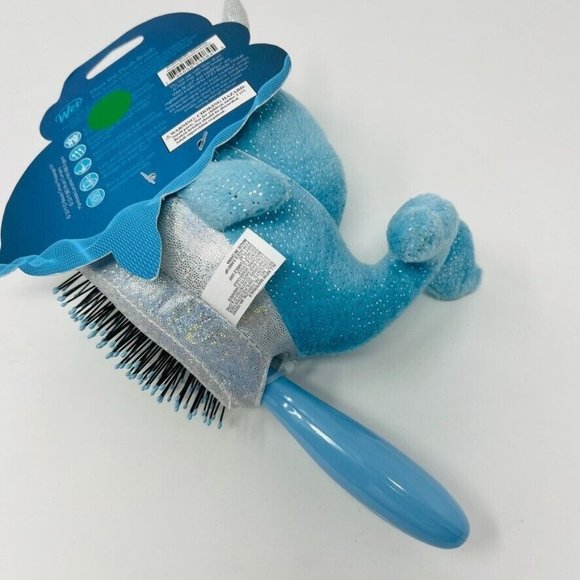 Wet Brush Plush Kids Detangler Narwhal Unicorn with Soft IntelliFlex Bristle NIP - Picture 2 of 7